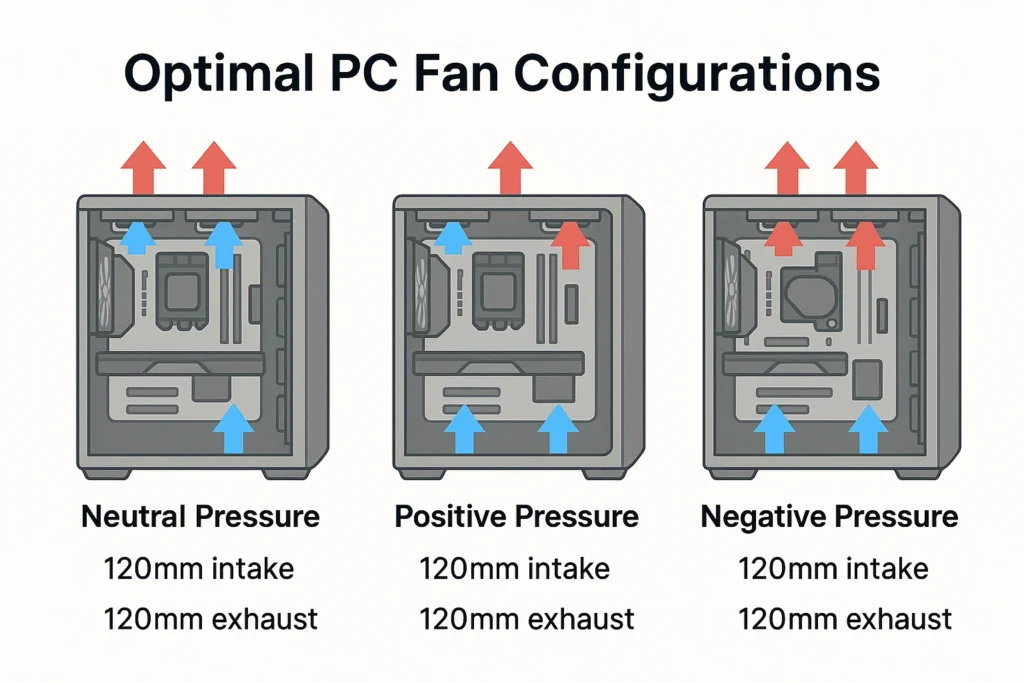 how many fans should a pc have