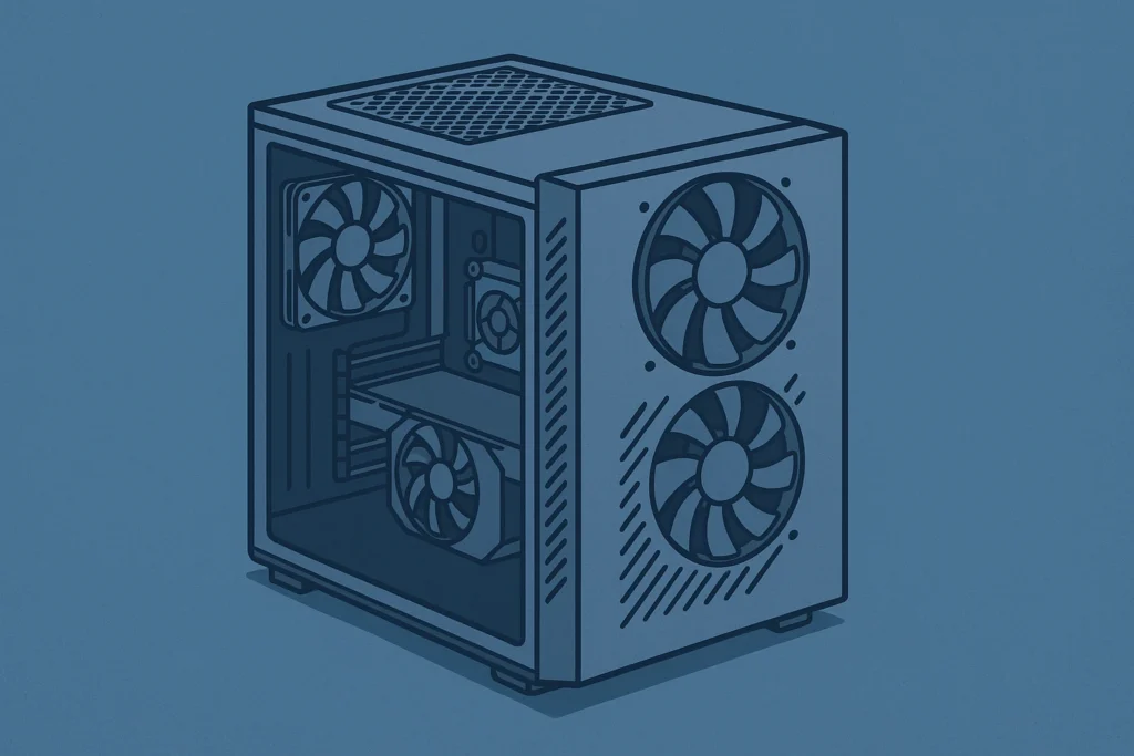 pc fan setup diagram